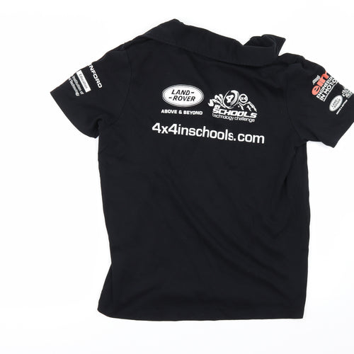 Teejays Mens Black    Polo Size M