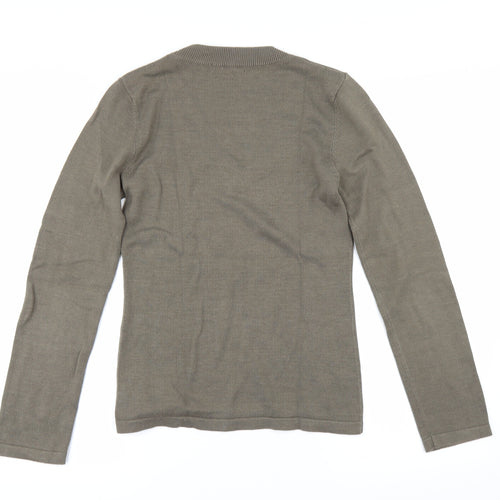chrisline Womens Beige   Pullover Jumper Size S