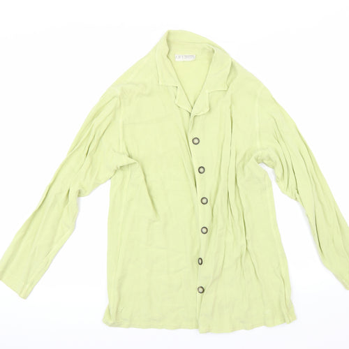 Offshoot Womens Green   Tunic Button-Up Size M