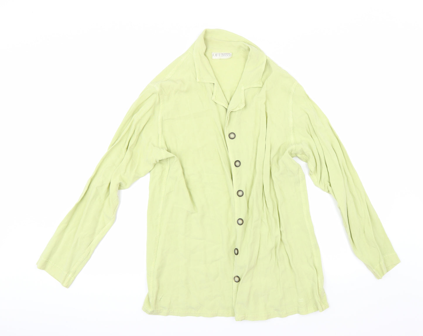 Offshoot Womens Green   Tunic Button-Up Size M