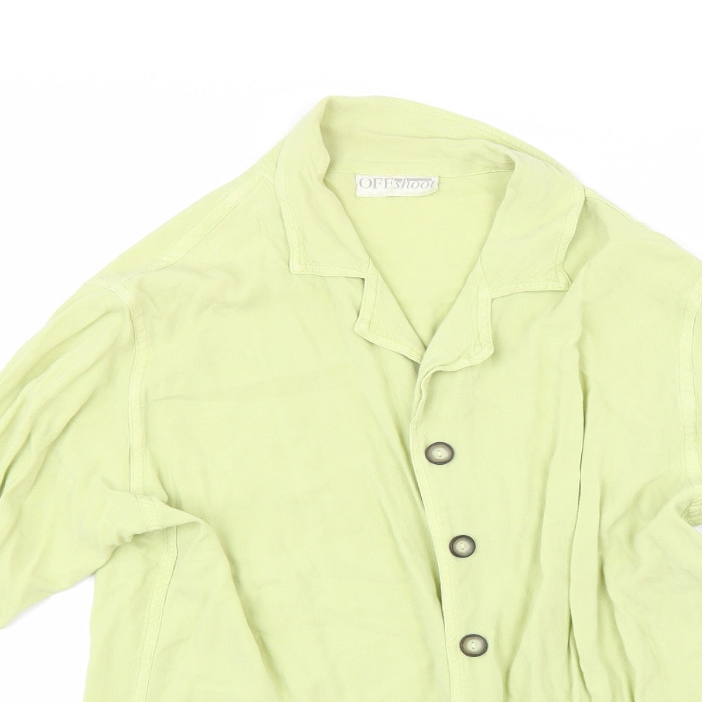 Offshoot Womens Green   Tunic Button-Up Size M