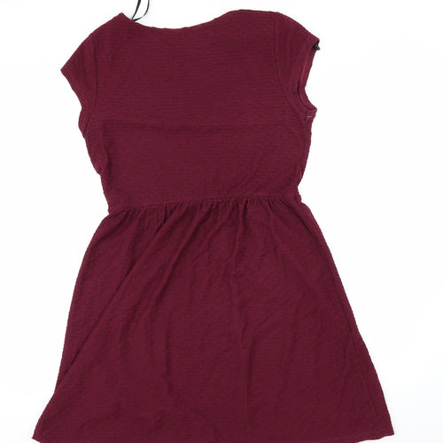 Dorothy Perkins Womens Red   Skater Dress  Size 14