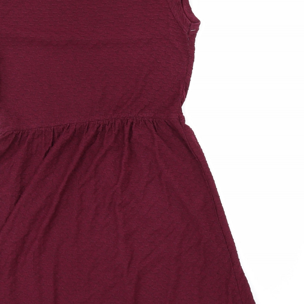 Dorothy Perkins Womens Red   Skater Dress  Size 14