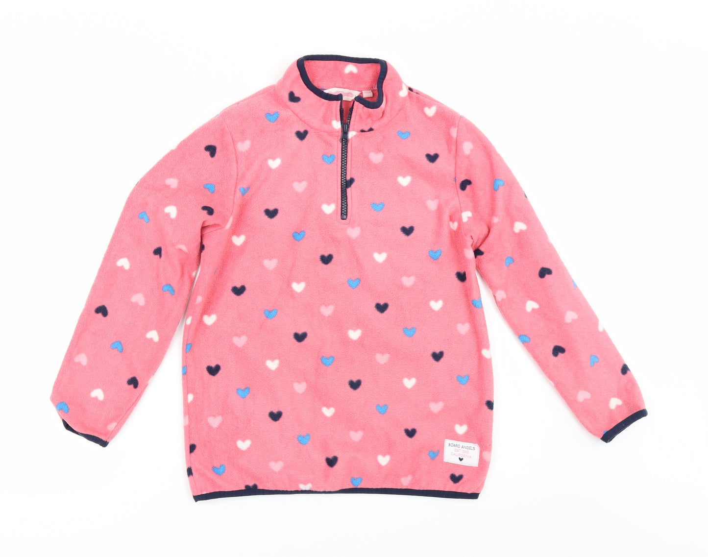 Board Angels Girls Pink Geometric  Jacket  Size 9-10 Years
