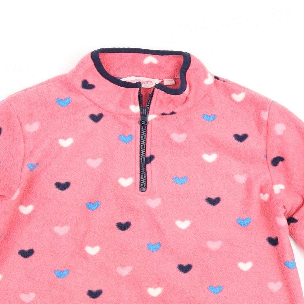 Board Angels Girls Pink Geometric  Jacket  Size 9-10 Years