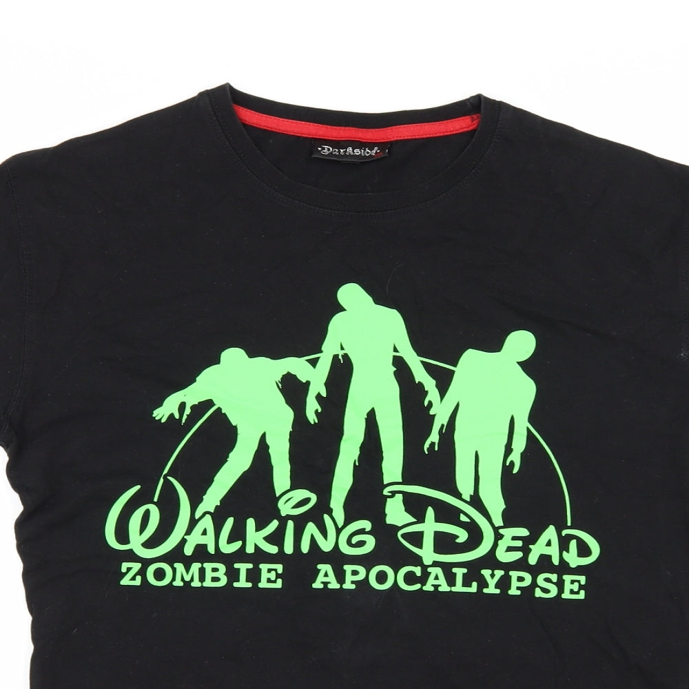 Darkside Mens Black    T-Shirt Size M