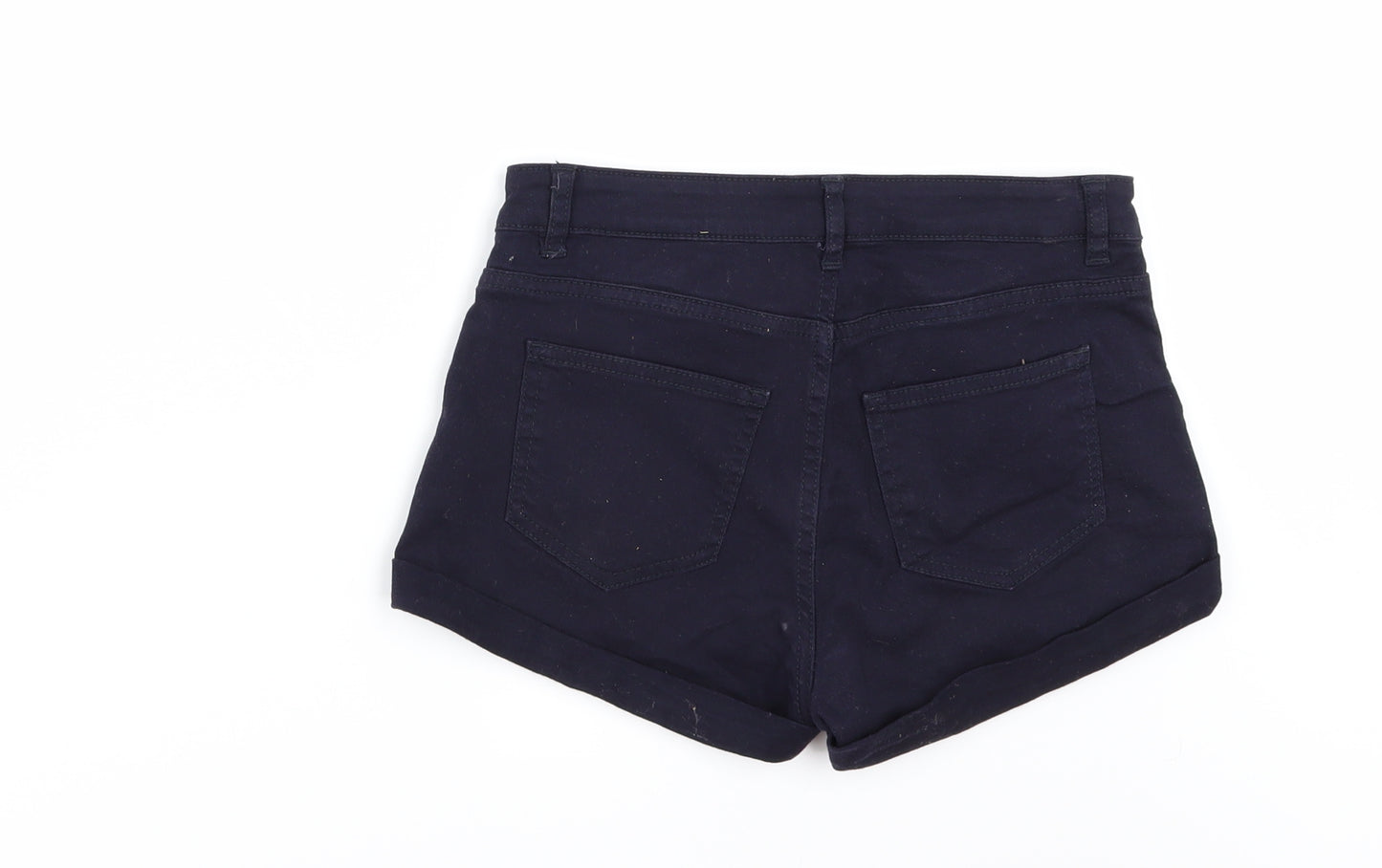 H&M Womens Blue   Hot Pants Shorts Size 4