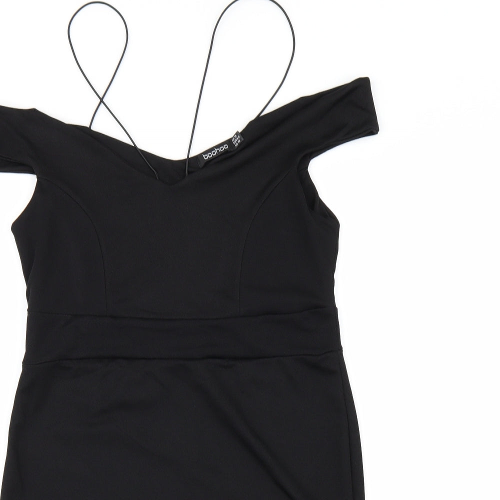 Boohoo Womens Black   Mini  Size 14