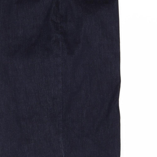 Preworn Womens Blue  Denim Pettiskirt Skirt Size 10