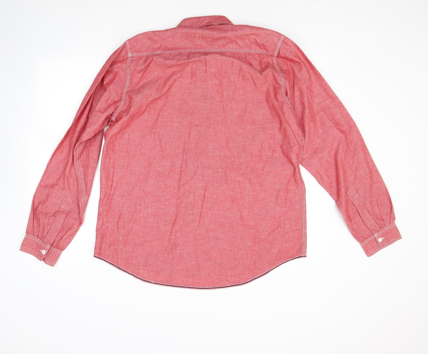 Twisted Soul Mens Red    Button-Up Size XL