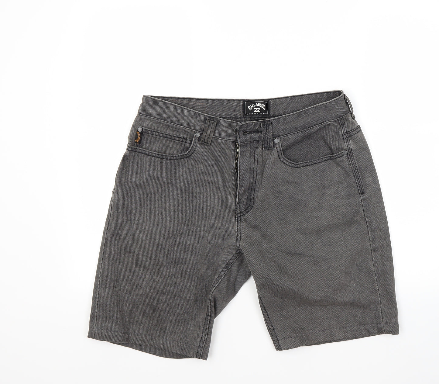 Billabong Mens Black  Denim Chino Shorts Size 31