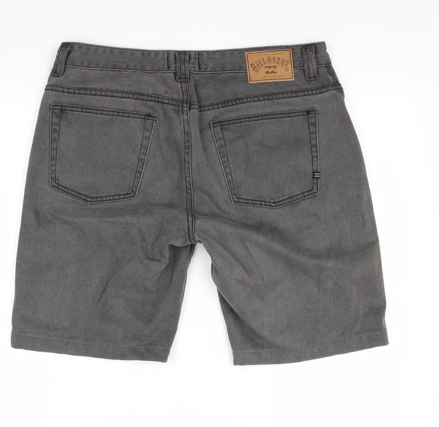 Billabong Mens Black  Denim Chino Shorts Size 31