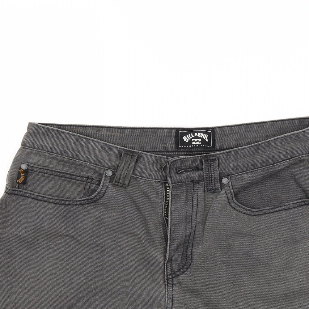 Billabong Mens Black  Denim Chino Shorts Size 31