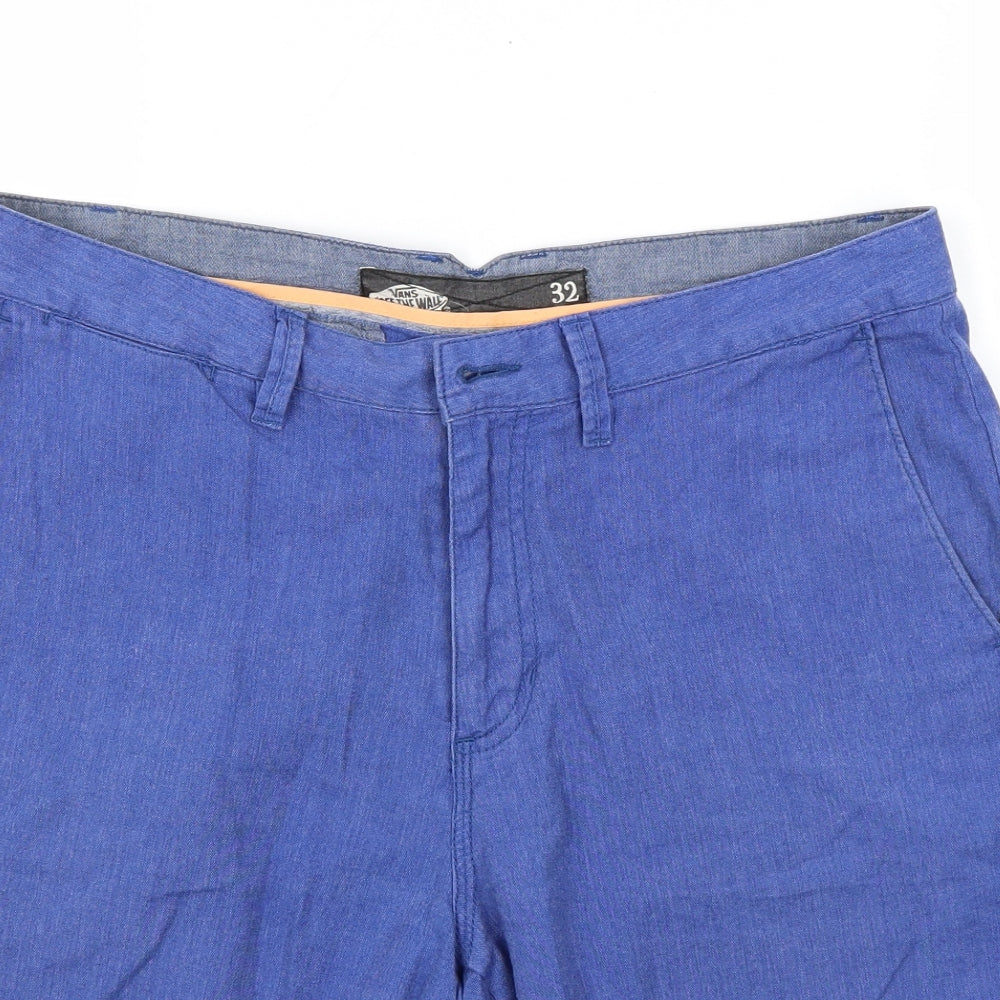 VANS Mens Blue   Chino Shorts Size 32