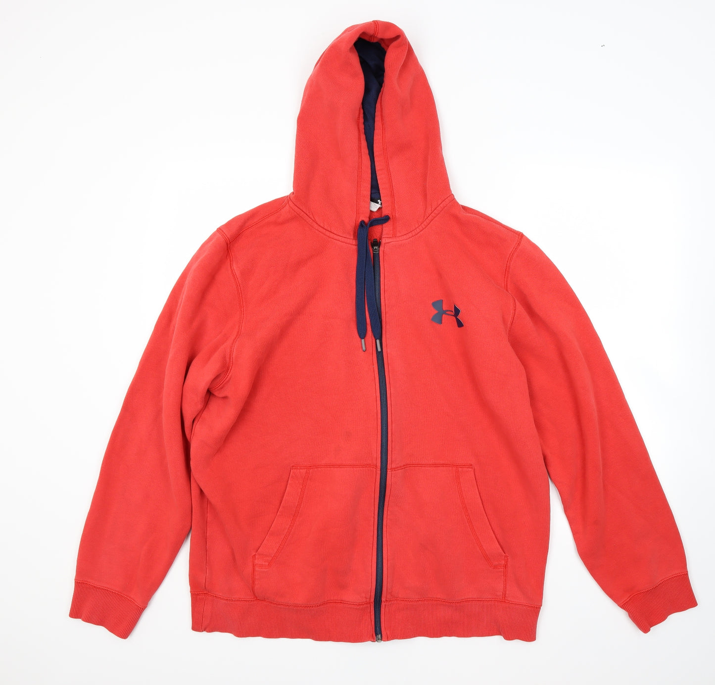 Under armour Mens Red   Full Zip Hoodie Size XL