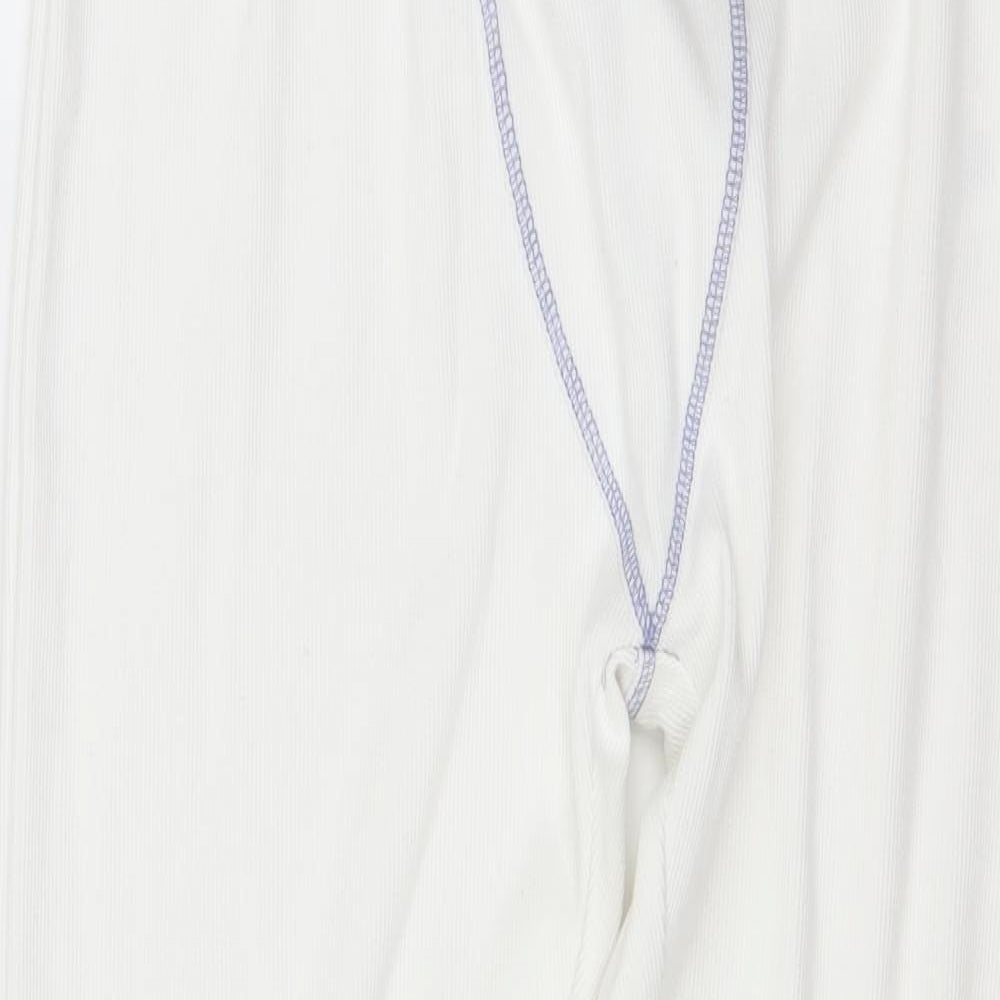 Missguided Womens White   Jogger Trousers Size 16 L27 in