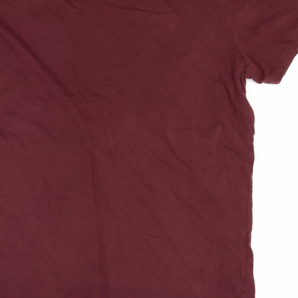 jack jones Mens Red    T-Shirt Size L