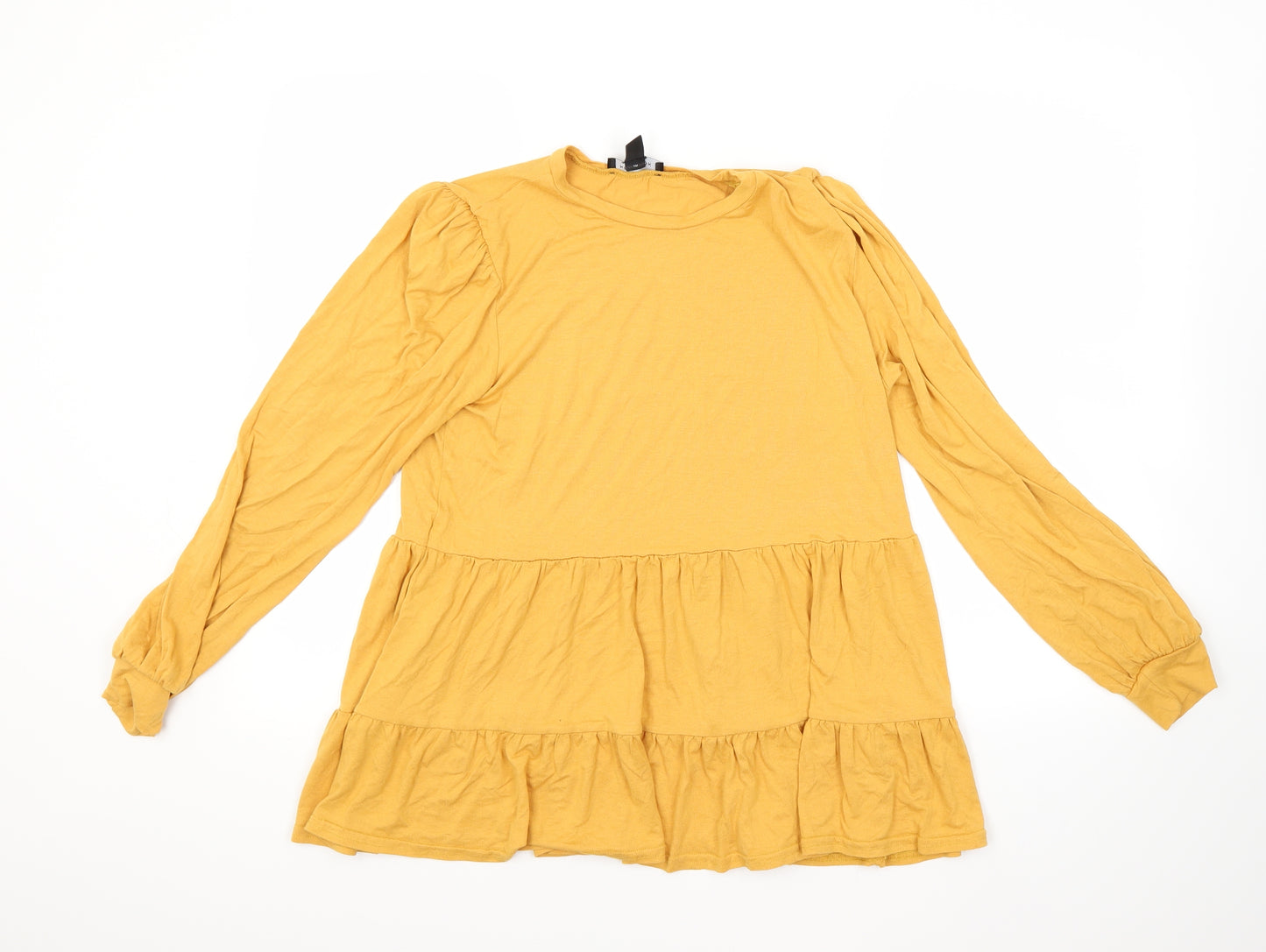 New Look Womens Orange   Basic Blouse Size 12