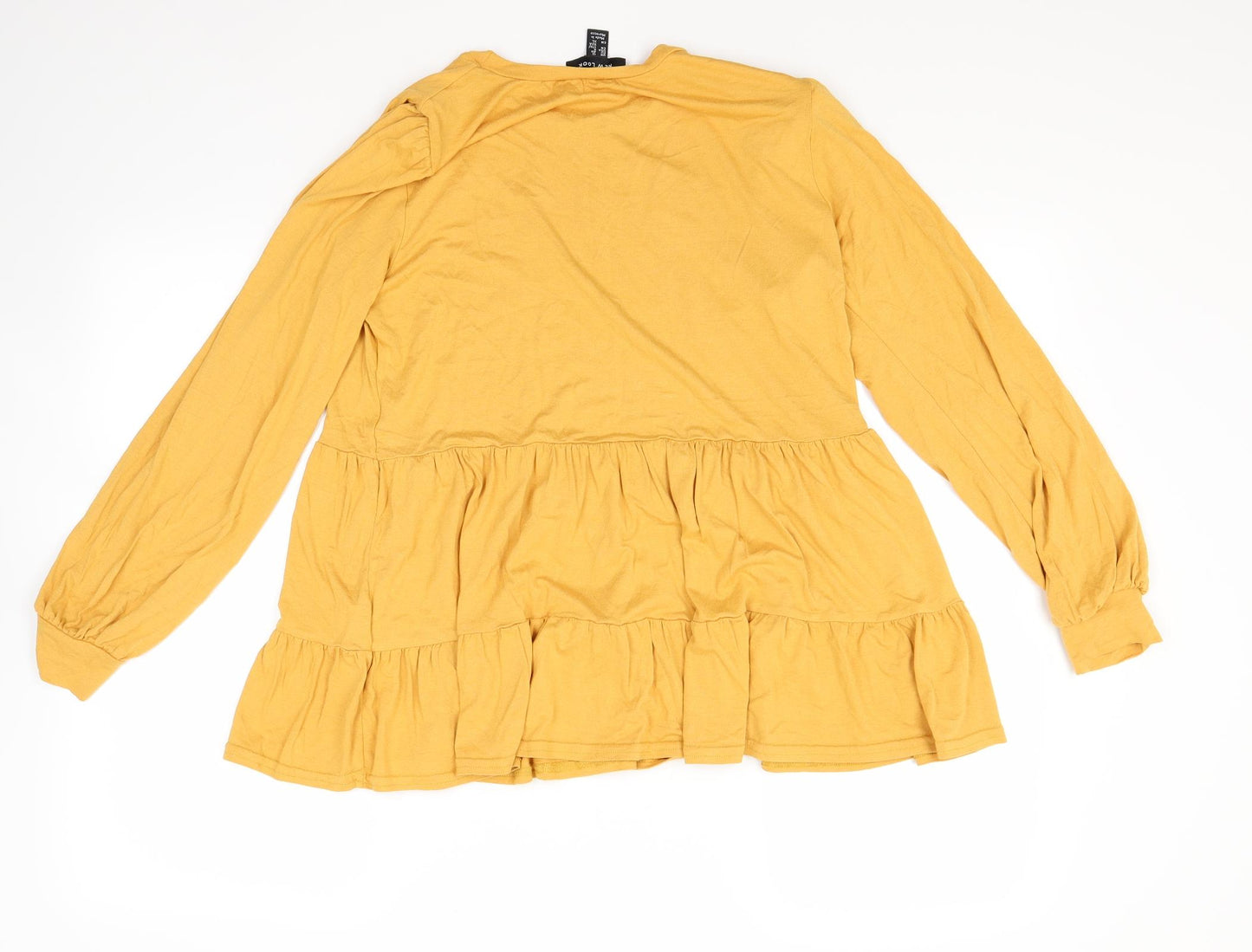New Look Womens Orange   Basic Blouse Size 12