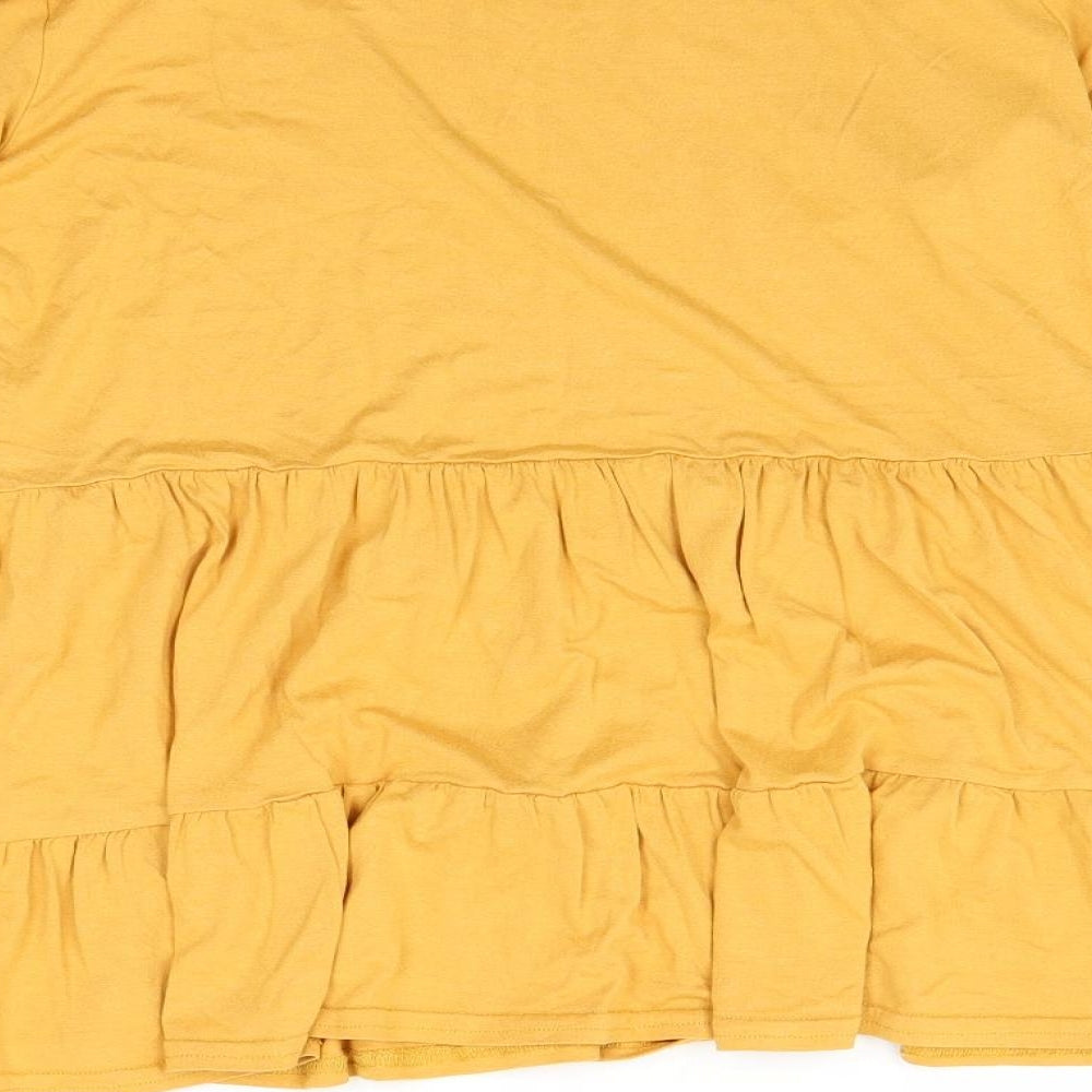 New Look Womens Orange   Basic Blouse Size 12