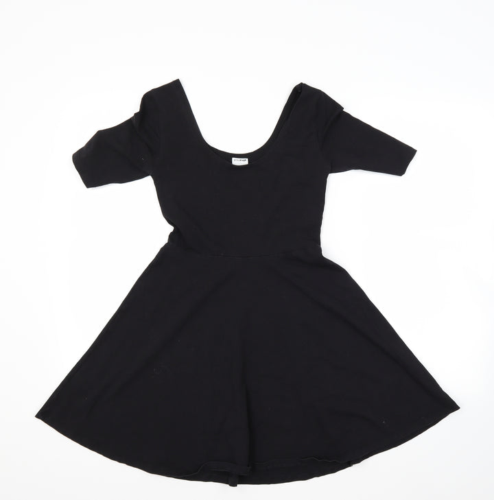 Ginatricot Girls Black   Fit & Flare  Size XS