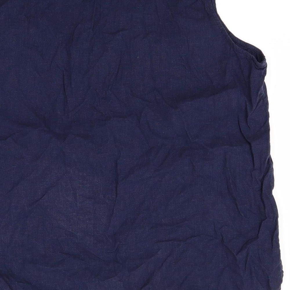 George Womens Blue   Basic Button-Up Size 18