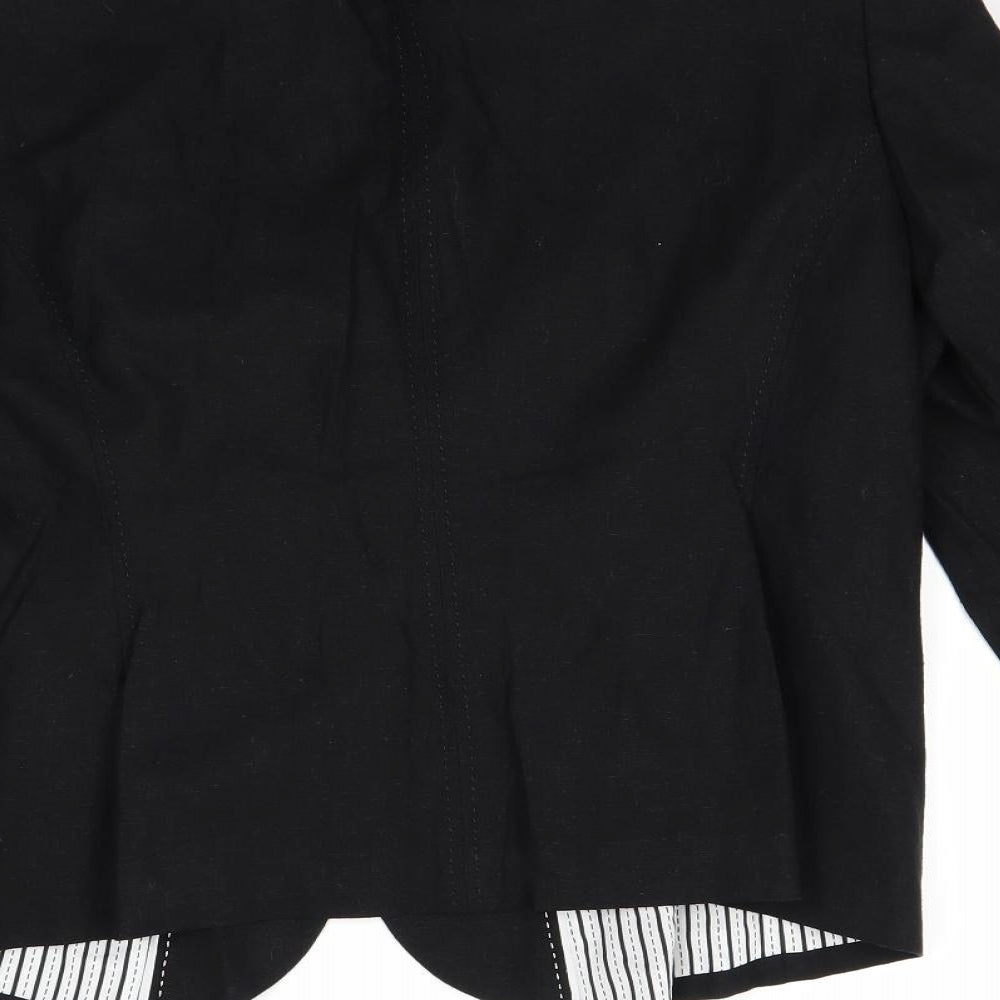 Marks and Spencer Womens Black   Jacket Coat Size 16