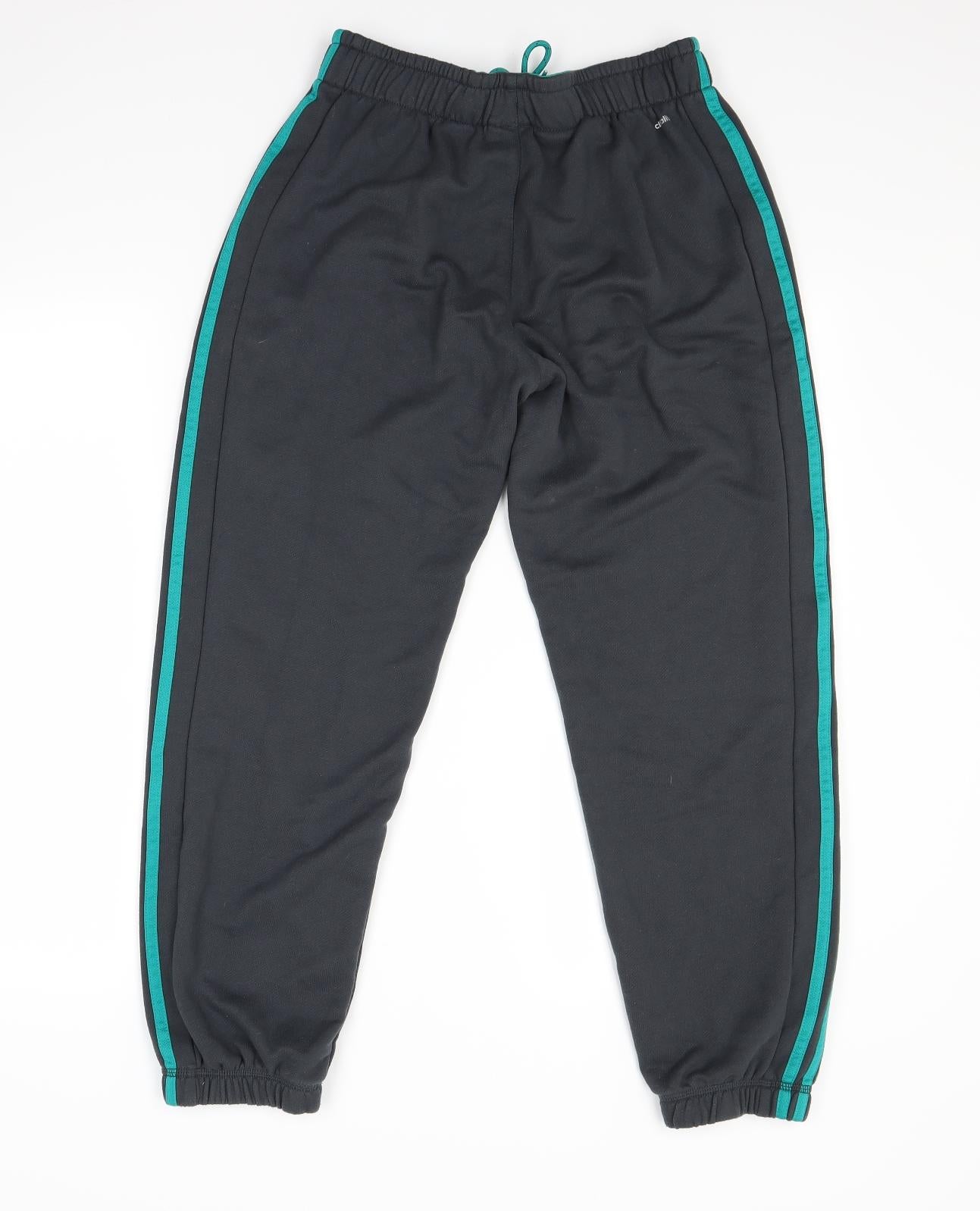 adidas Boys Grey   Jogger Trousers Size 13 Years