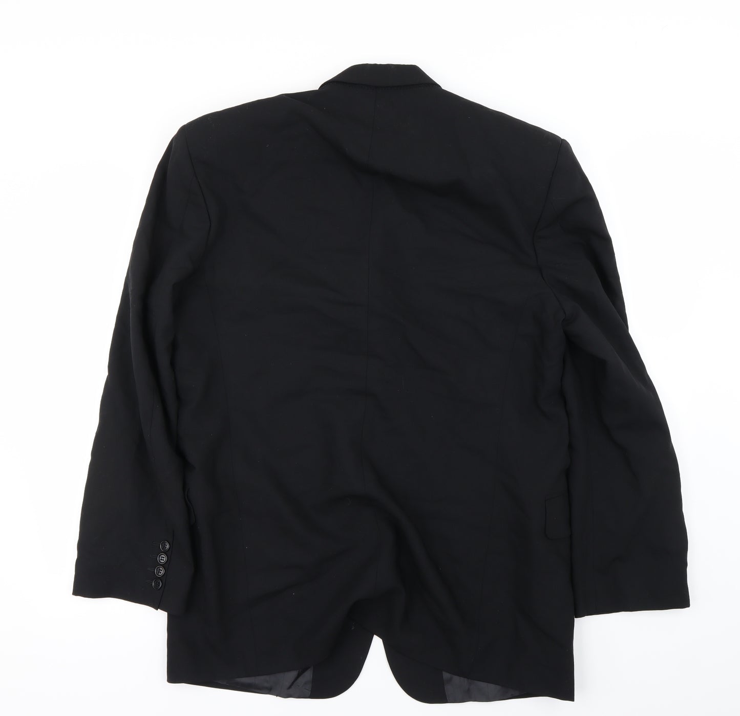 Preworn Mens Black   Jacket Blazer Size 52