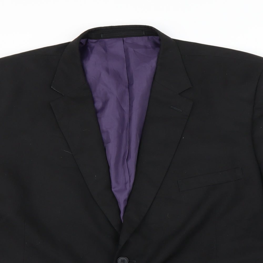 Marks and Spencer Mens Black   Jacket Blazer Size 50