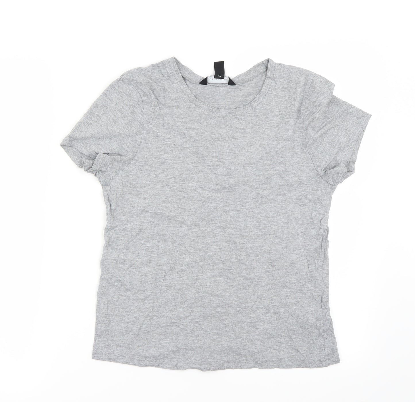 New Look Womens Grey   Basic T-Shirt Size 8