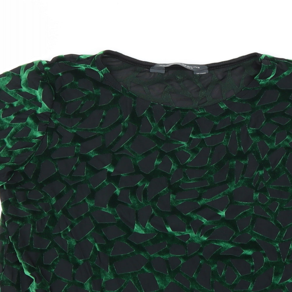 Dorothy Perkins Womens Green   Basic T-Shirt Size 8