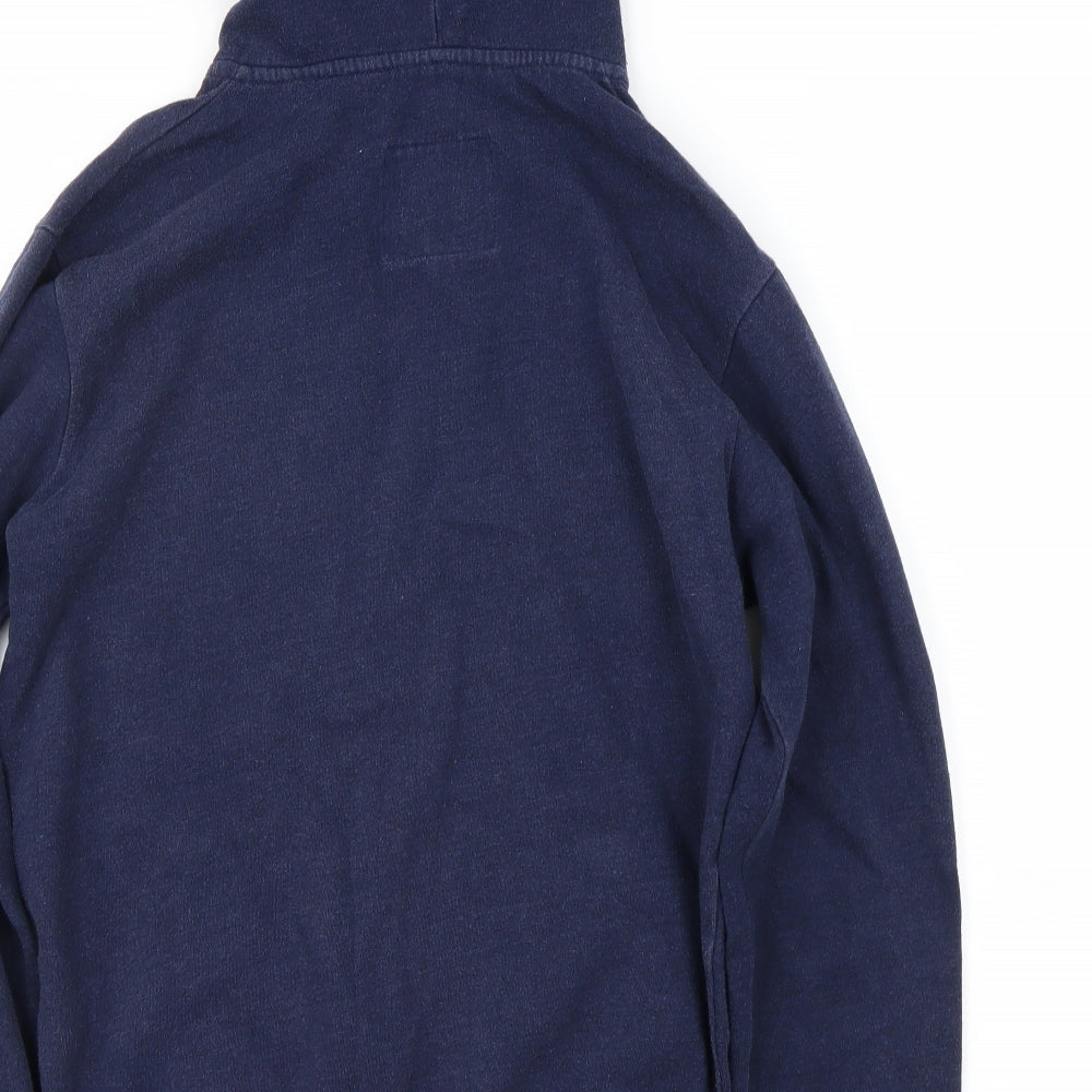 Cedar Wood State Mens Blue   Full Zip Jumper Size XS