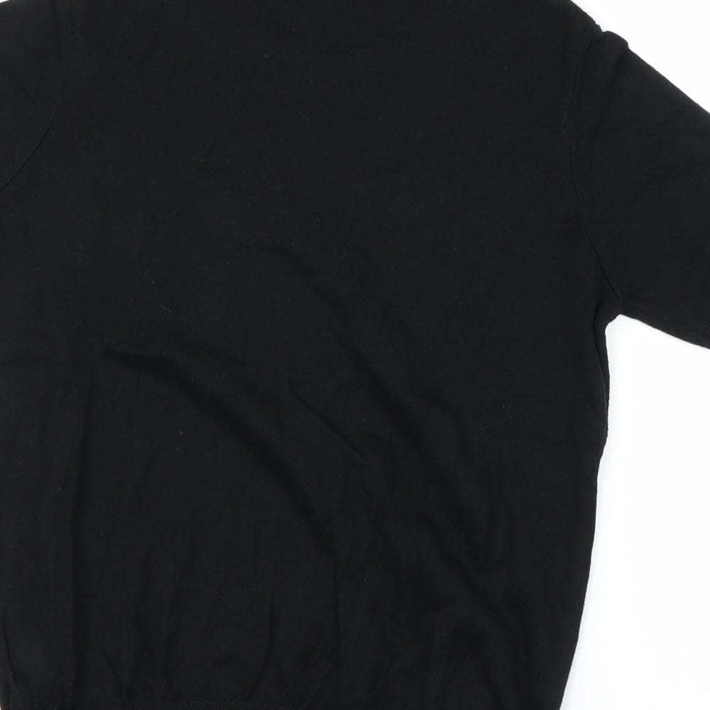 Dorothy Perkins Womens Black   Basic T-Shirt Size 8