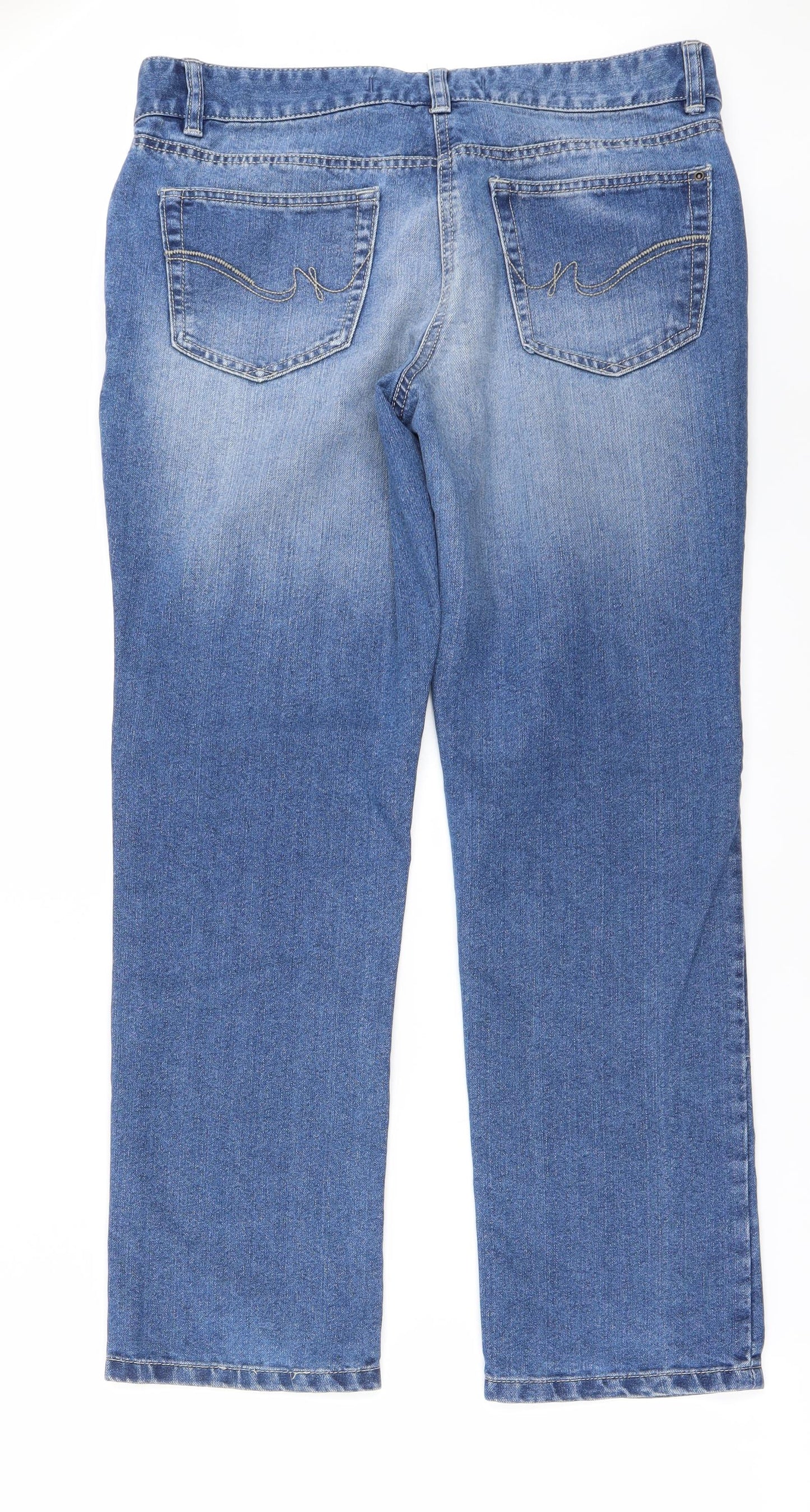 NEXT Womens Blue   Straight Jeans Size 10 L27 in