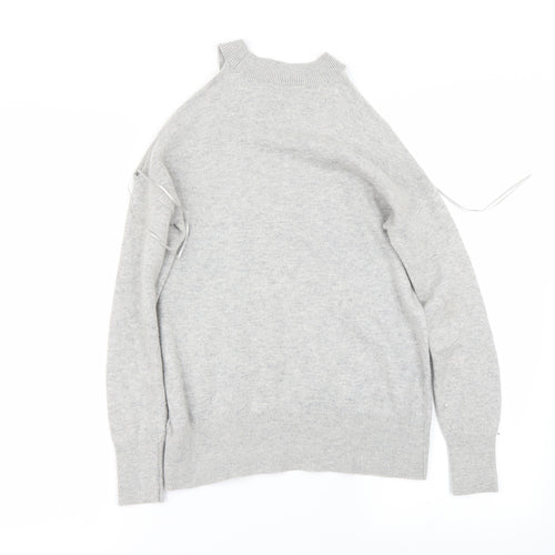 Topshop Womens Grey   Pullover Jumper Size 8