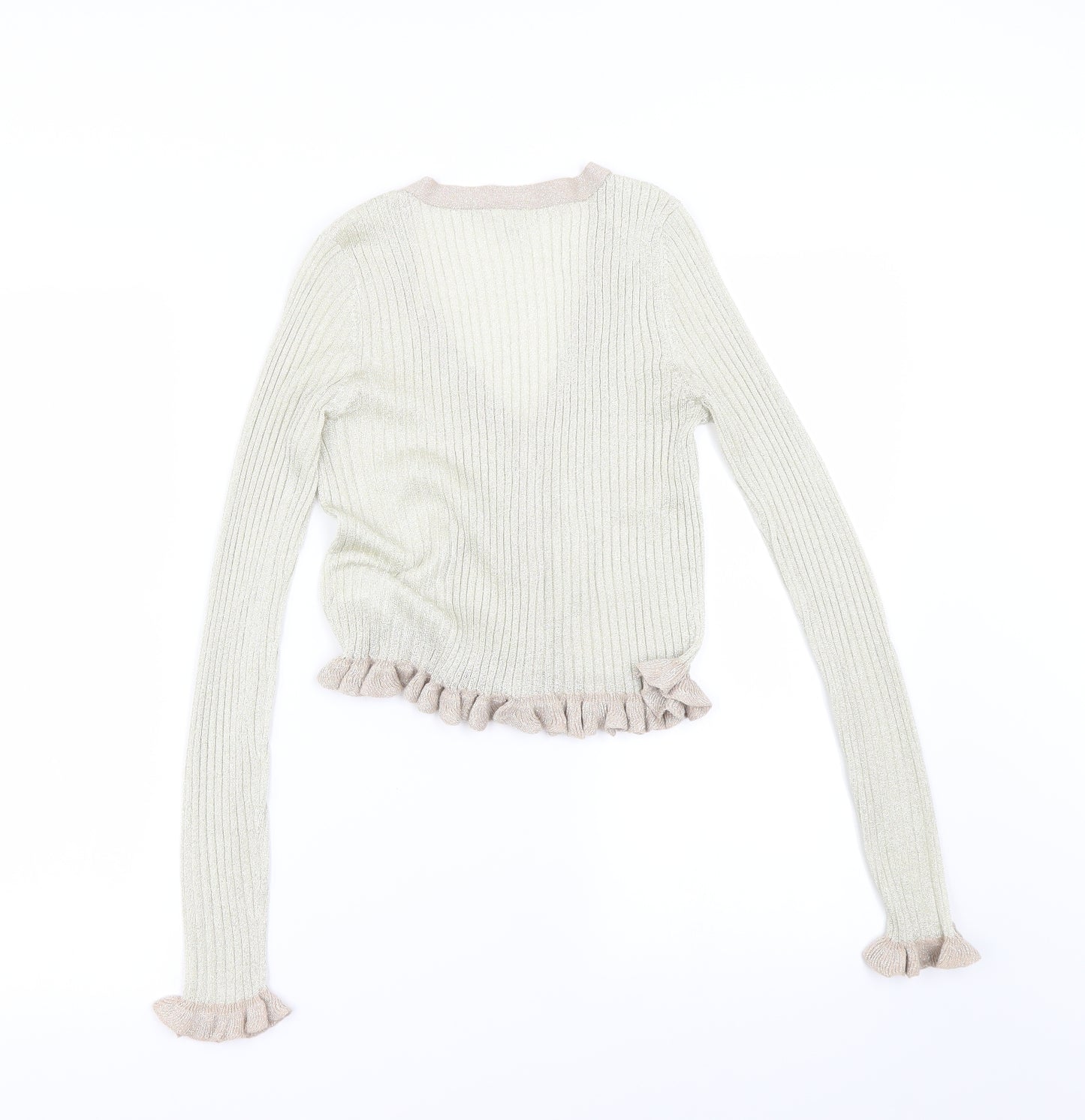 River Island Womens Ivory   Cardigan Jumper Size 10