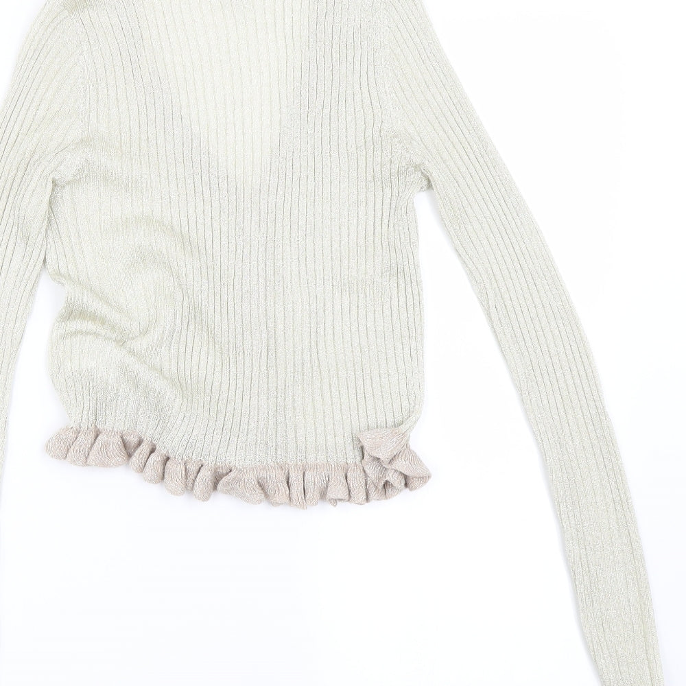 River Island Womens Ivory   Cardigan Jumper Size 10
