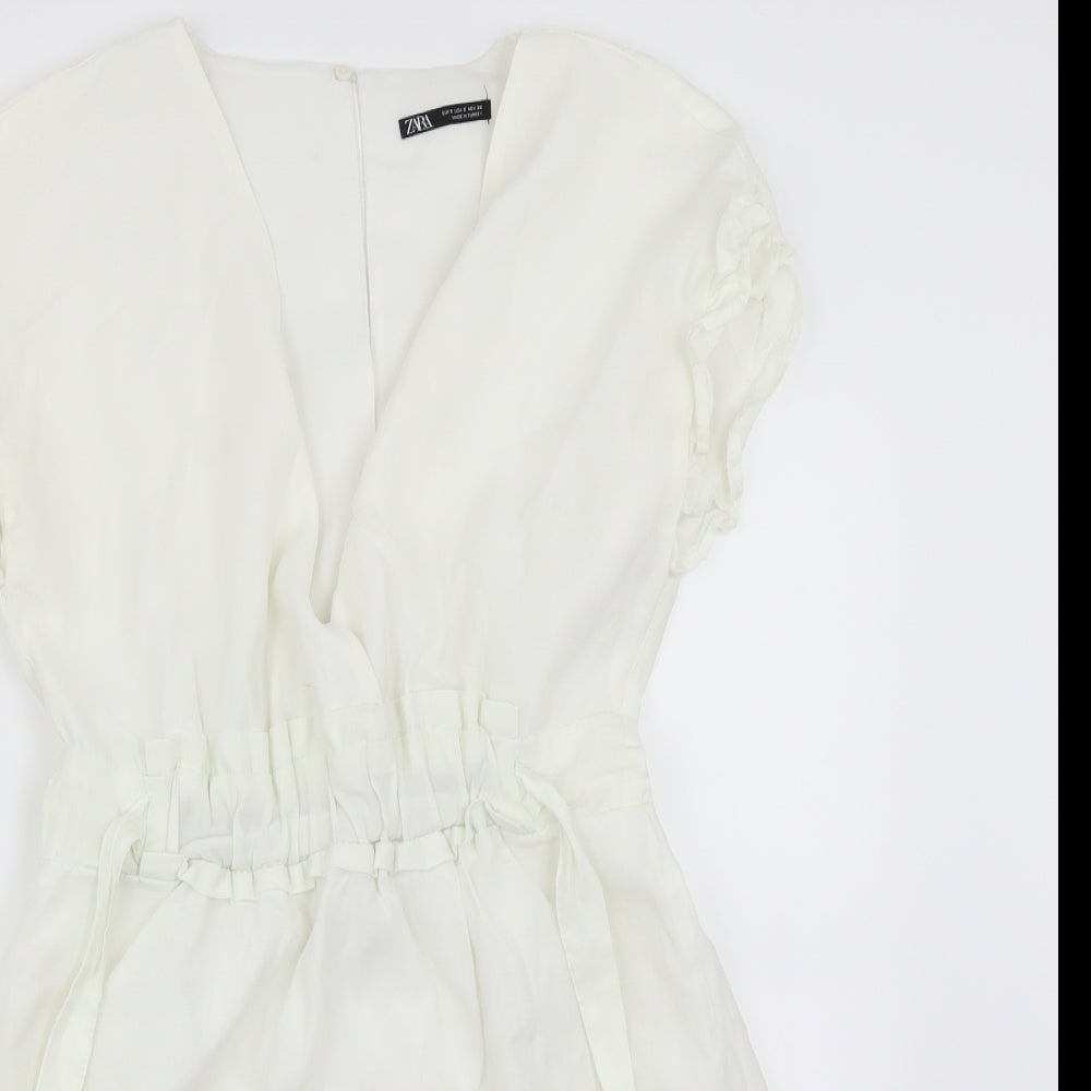 Zara Womens White   A-Line  Size S