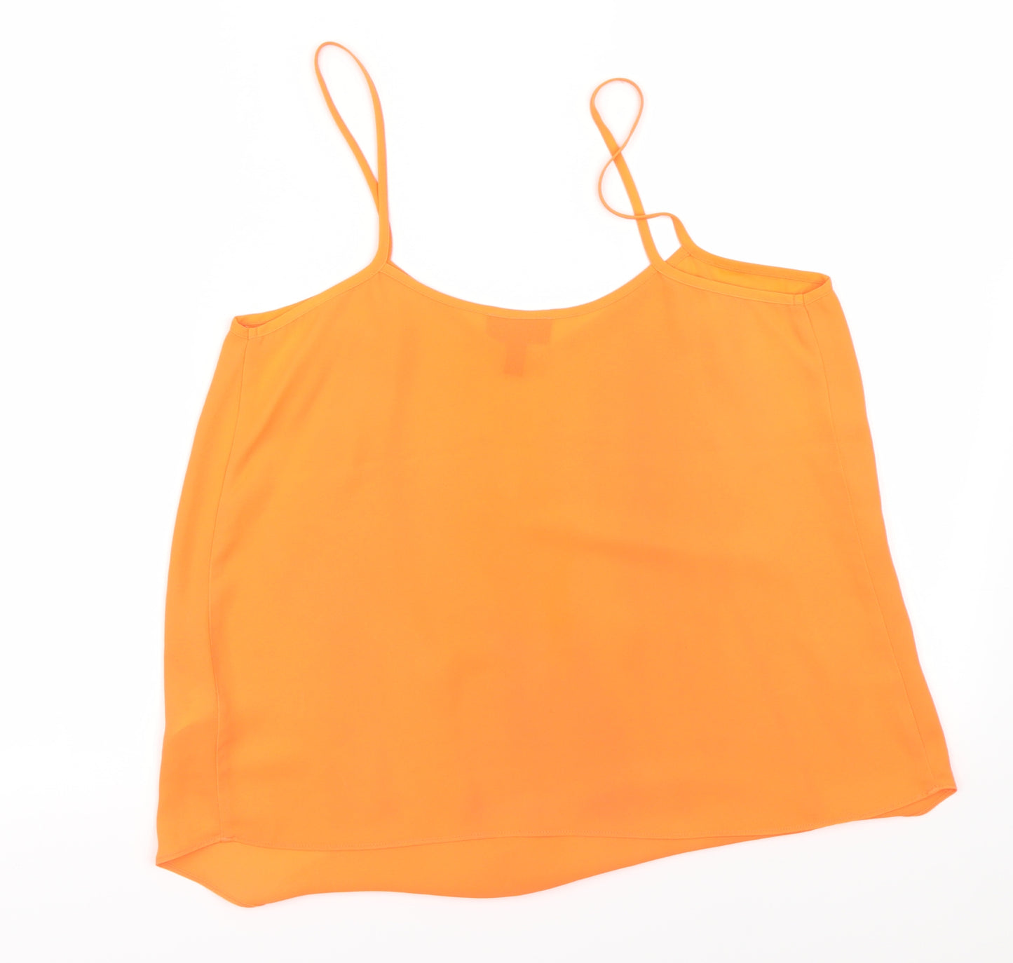 Topshop Womens Orange   Basic Blouse Size 10