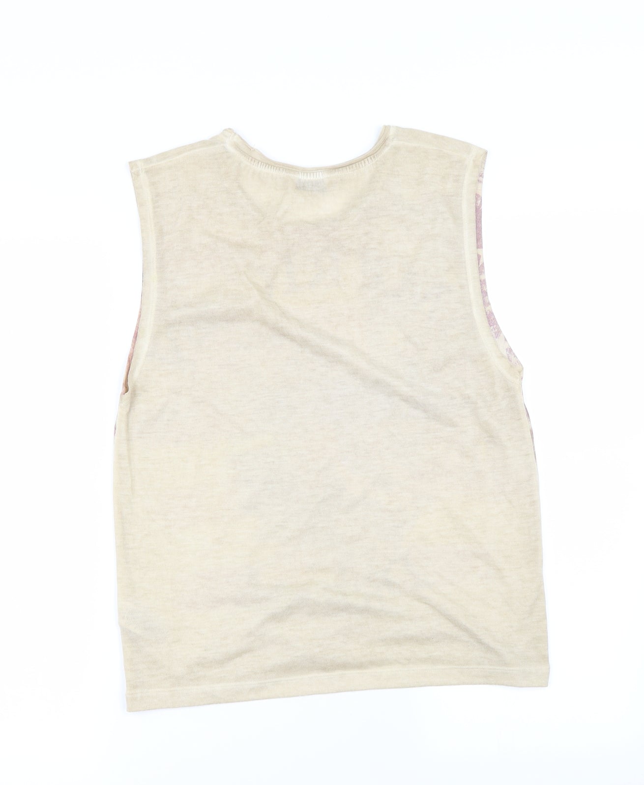 Miss Selfridge Womens Brown   Basic T-Shirt Size 10
