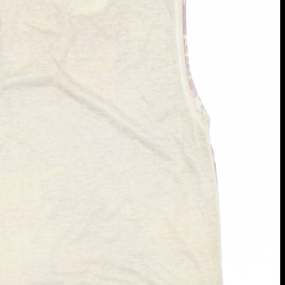 Miss Selfridge Womens Brown   Basic T-Shirt Size 10