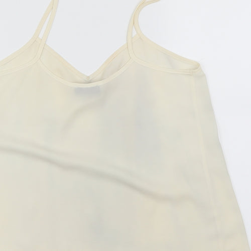 Topshop Womens Ivory   Basic Blouse Size 10