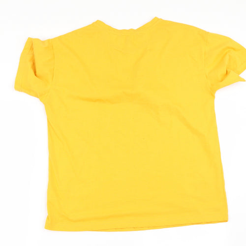 Primark Womens Yellow   Basic T-Shirt Size 14