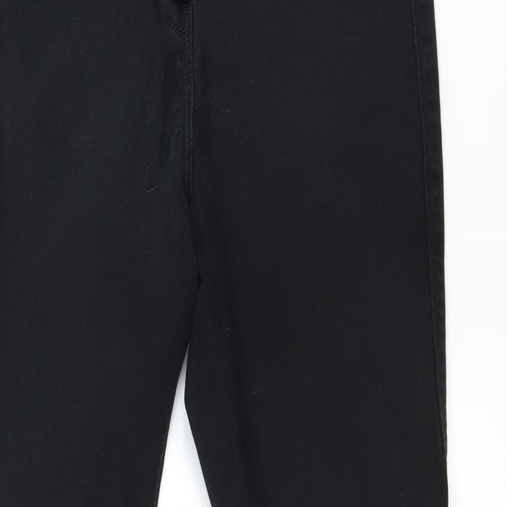Preworn Womens Black   Skinny Jeans Size 12 L25 in