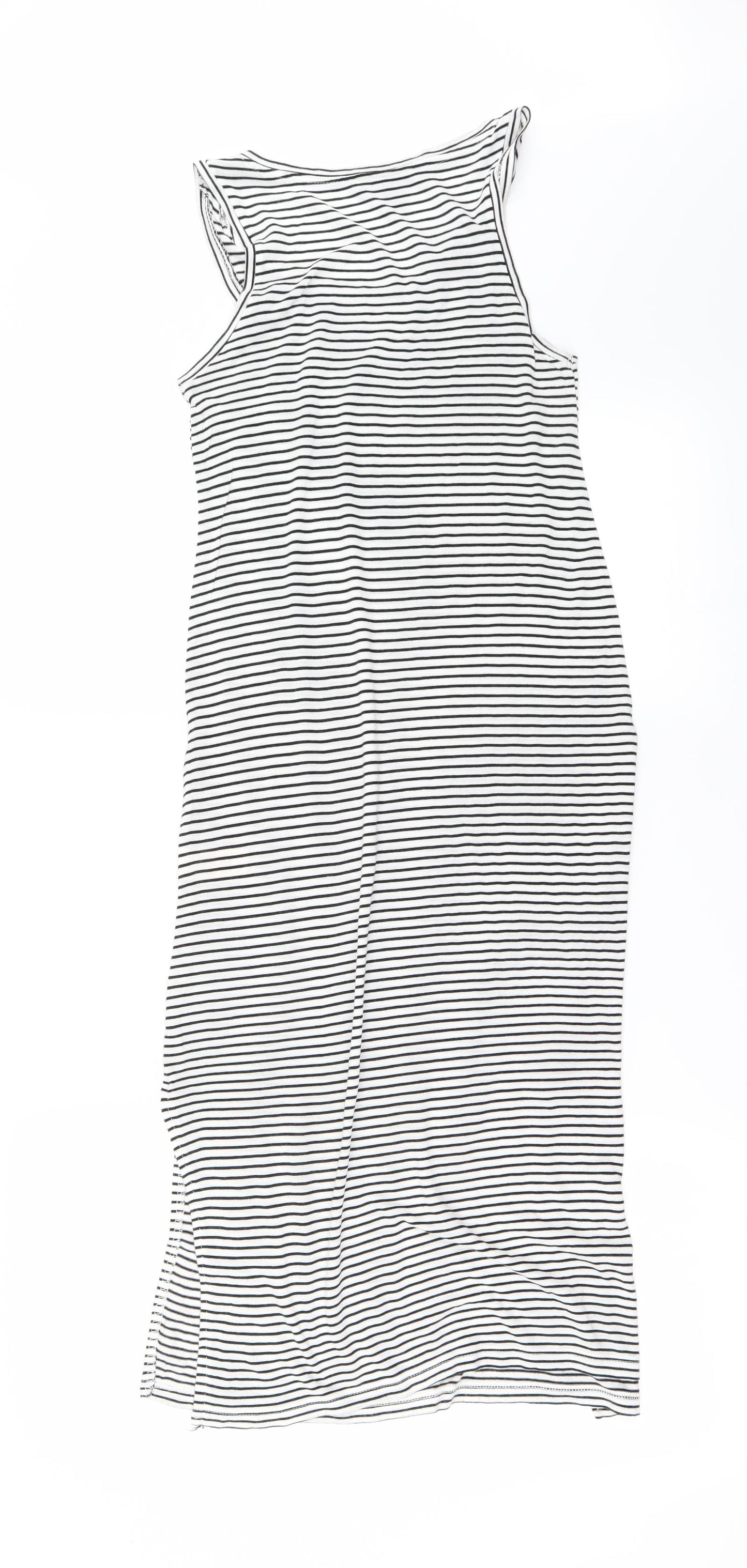 Atmosphere Womens White Striped  Bodycon  Size 8