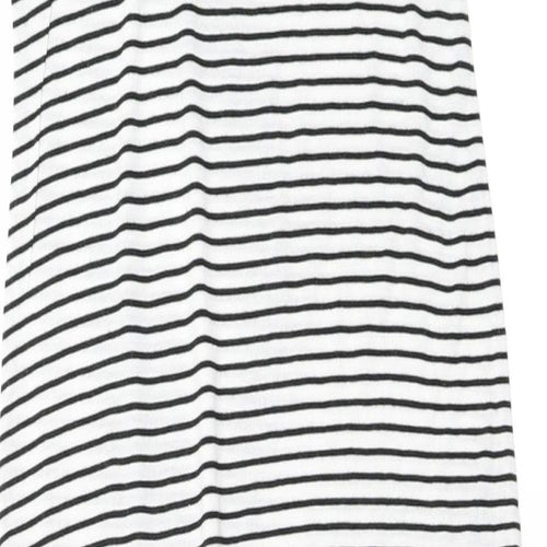 Atmosphere Womens White Striped  Bodycon  Size 8