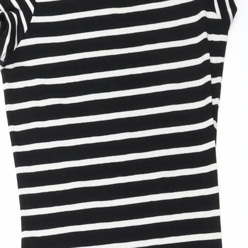 Atmosphere Womens Black Striped  Bodycon  Size 8