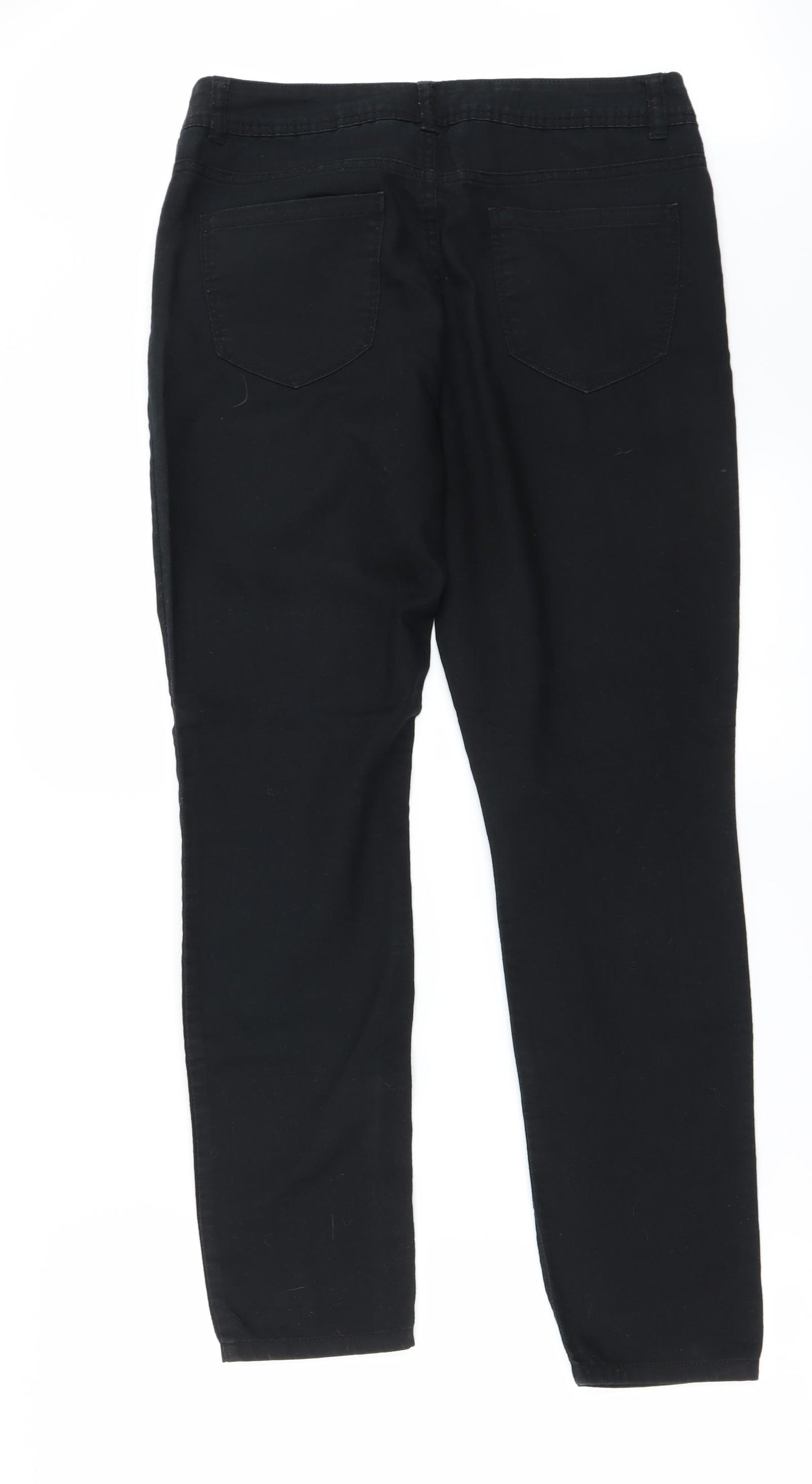 Preworn Womens Black   Mom Jeans Size 10 L27 in