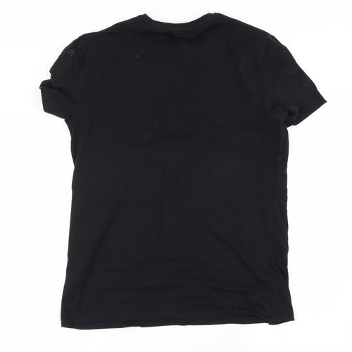TU Mens Black    T-Shirt Size L